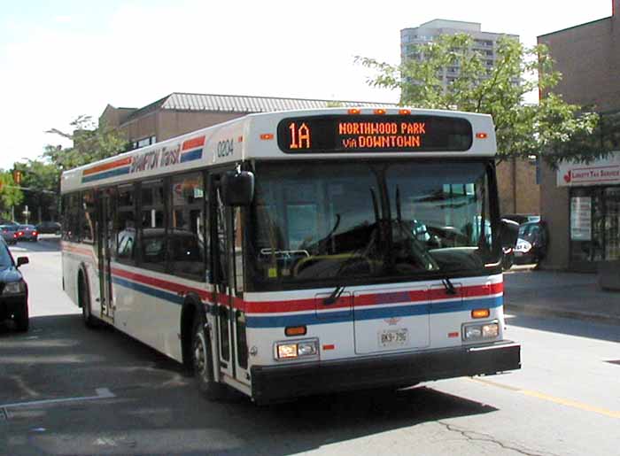 Brampton Transit New Flyer D40LF 0204